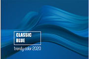 Classic Blue Color. Fashion color