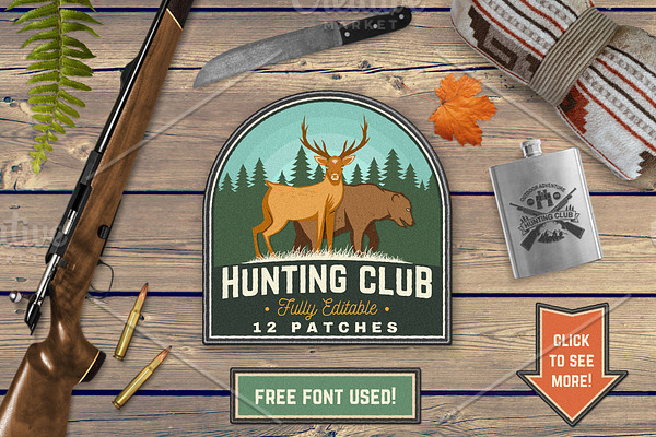Hunting Club Patches
