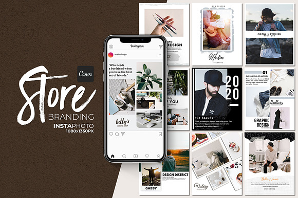 Branding Store | Canva in Instagram Templates - product preview 1