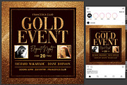 Gold Event Flyer