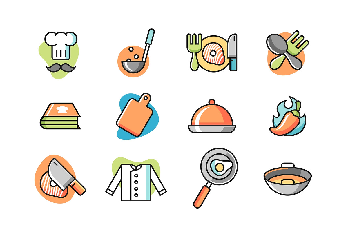 Chef icon set in Icons - product preview 8