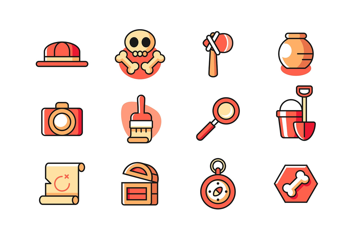 Archaeology icon set in Icons - product preview 8