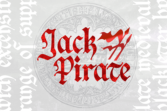 Jack Pirate in Blackletter Fonts - product preview 6