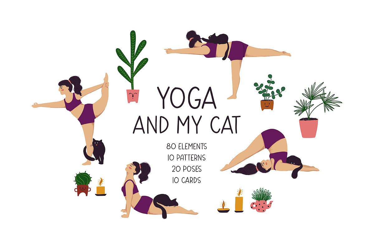 Yoga and My Cat in Graphics - product preview 8