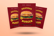 Delicious Burger Flyer