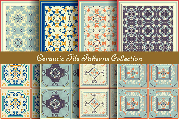 Tile Collection Patterns & Borders. in Patterns - product preview 2