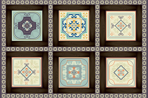 Tile Collection Patterns & Borders. in Patterns - product preview 4