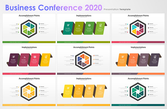 Business Conference 2020 Template in PowerPoint Templates - product preview 7