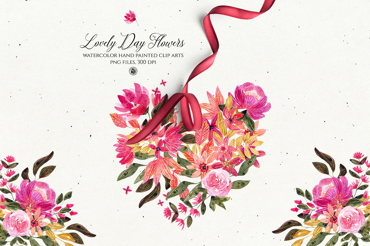 Lovely Day Flowers in Illustrations - product preview 8