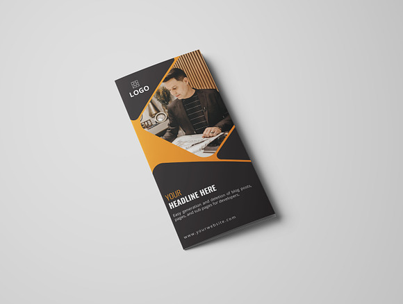 Corporate Tri-Fold Brochure in Brochure Templates - product preview 1