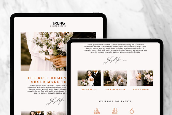 TRUNG Photographer-Responsive E-mail in Email Templates - product preview 2
