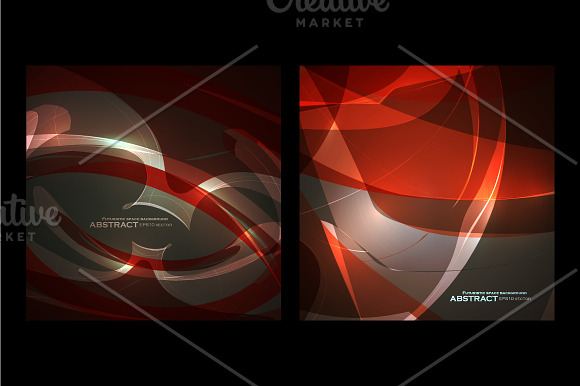 Abstract red vector background in Patterns - product preview 3