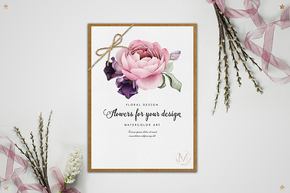 Flower set (23 PNG) in Illustrations - product preview 4