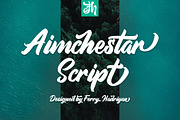 Aimchestar - Script Font