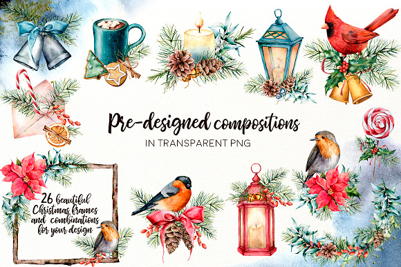 All about Christmas. Bundle 6 in 1 in Illustrations - product preview 6