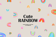 Cute Rainbows set