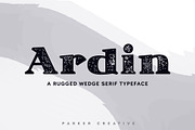 ★ Ardin ★ Distressed Wedge Serif