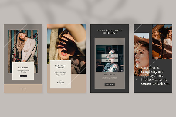Fashion Instagram Templates in Instagram Templates - product preview 2