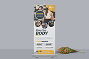 Fitness Roll up Banner