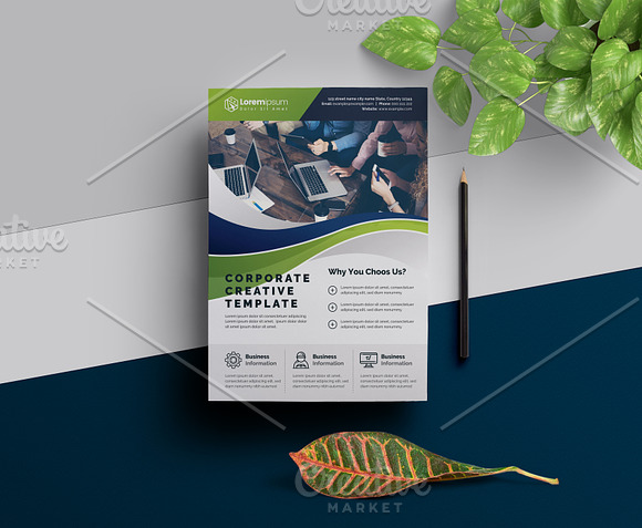 Corporate Clean Flyer in Flyer Templates - product preview 2