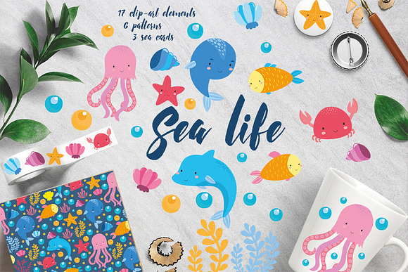 Kids bundle/ Cute baby animals in Illustrations - product preview 6