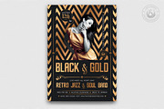 Black and Gold Flyer Template V18