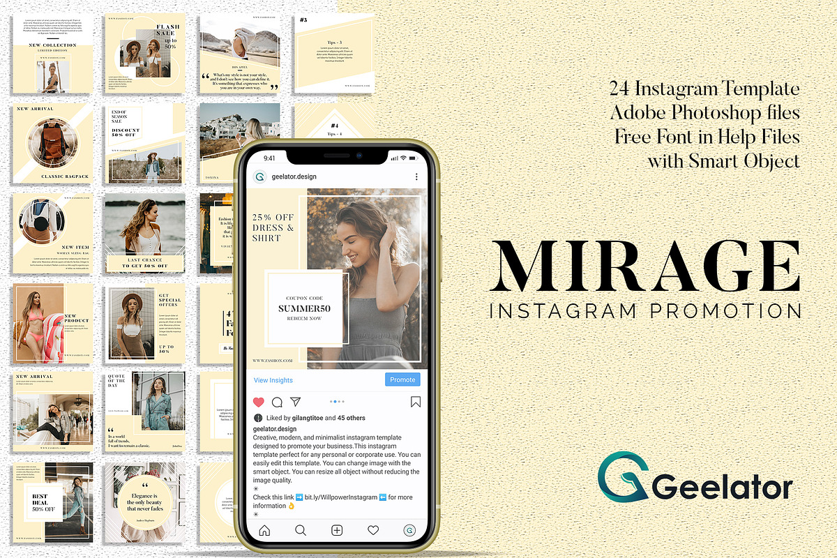 Mirage - Instagram Template in Instagram Templates - product preview 8