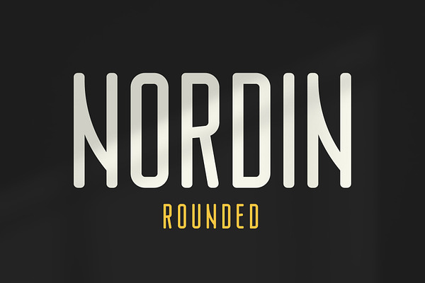 Nordin Rounded - Condensed Sans