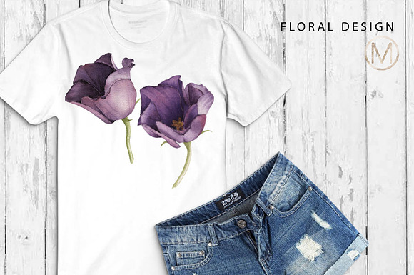 Flower set (23 PNG) in Illustrations - product preview 5