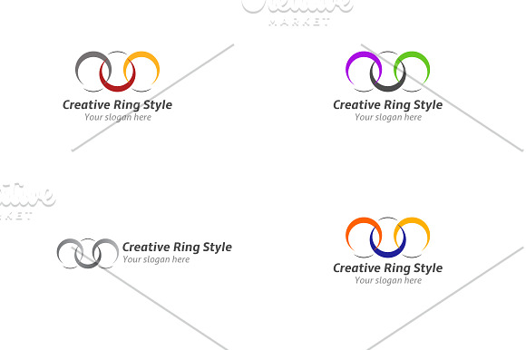 Creative Ring Style Logo in Logo Templates - product preview 3