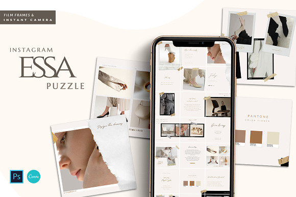 PUZZLE Bundle Instagram - PS & Canva in Instagram Templates - product preview 12