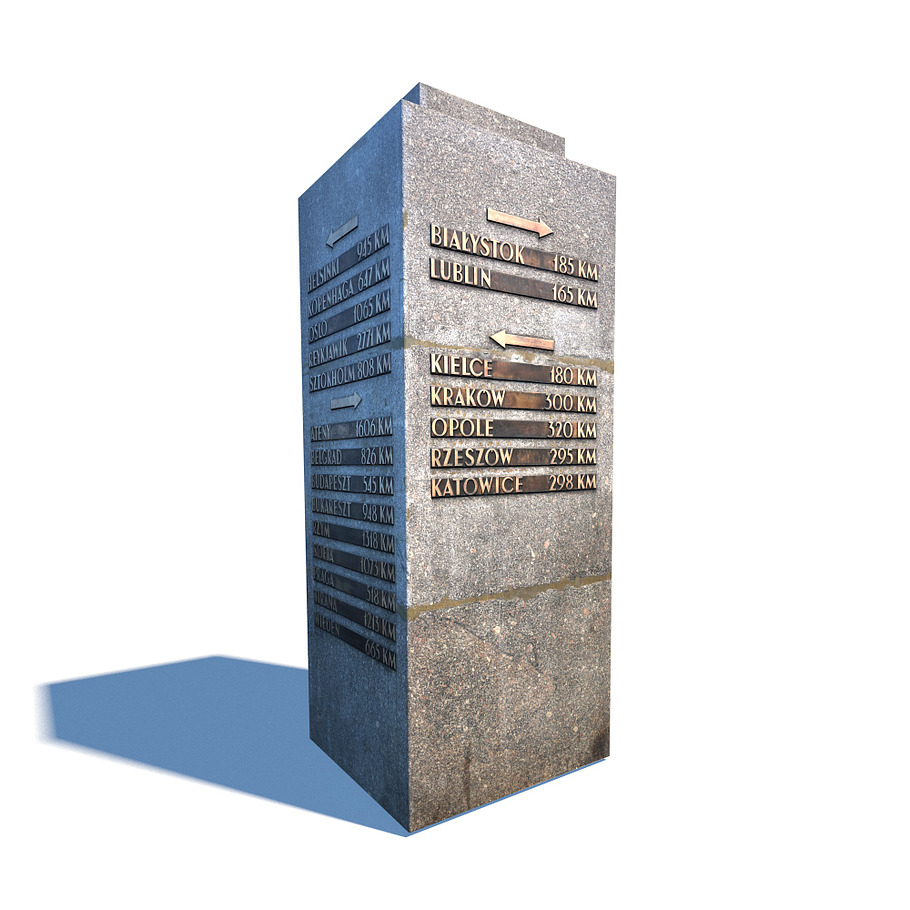 Travel Sign Monument in Architecture - product preview 1