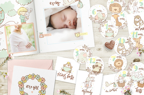 Baby Album illustration in Illustrations - product preview 6