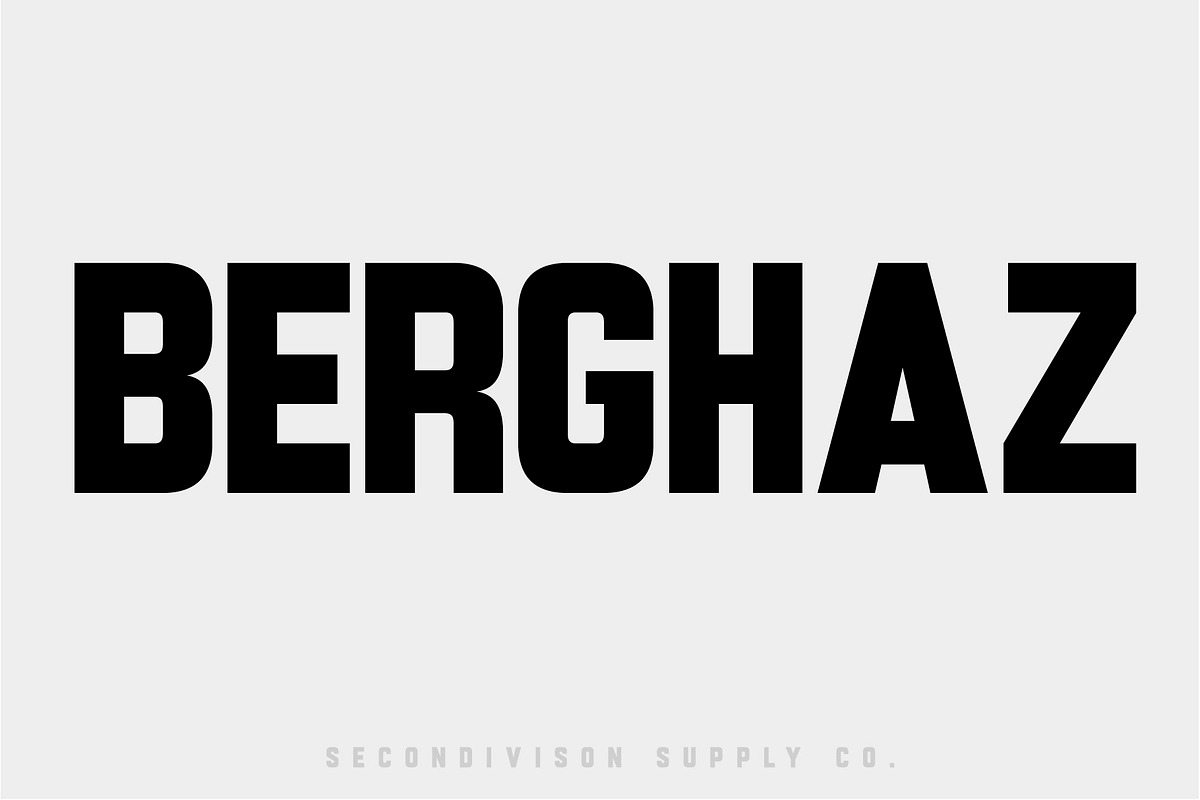 Berghaz in Sans-Serif Fonts - product preview 8
