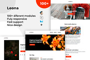 Leona – 100+ Modules Email template