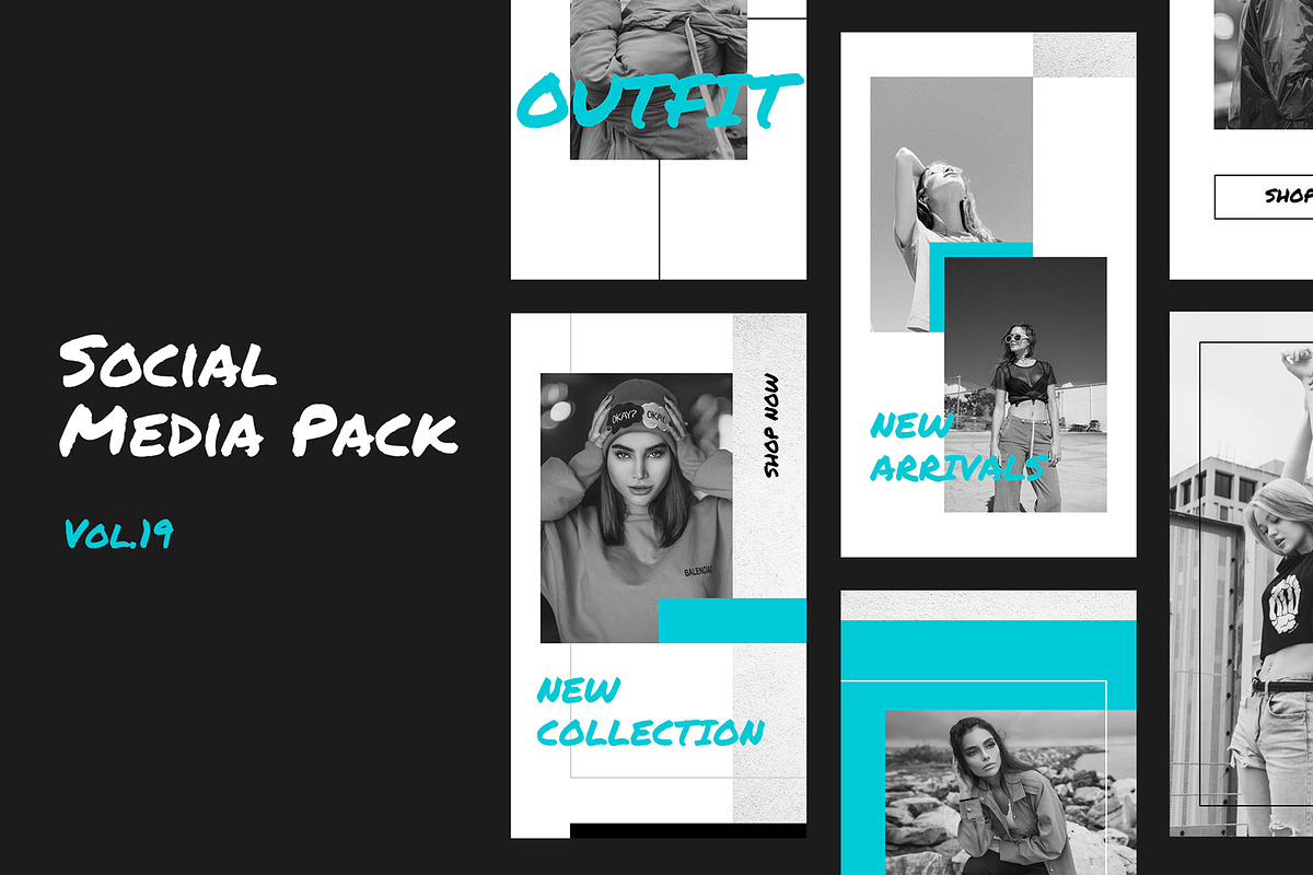 Social Media Pack - Vol.19 in Instagram Templates - product preview 8