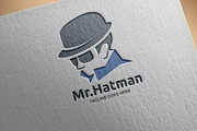 Hat Man Logo Template