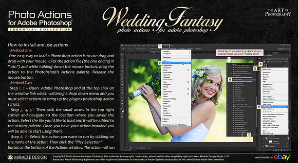 Actions for Photoshop / Wedding in Add-Ons - product preview 21