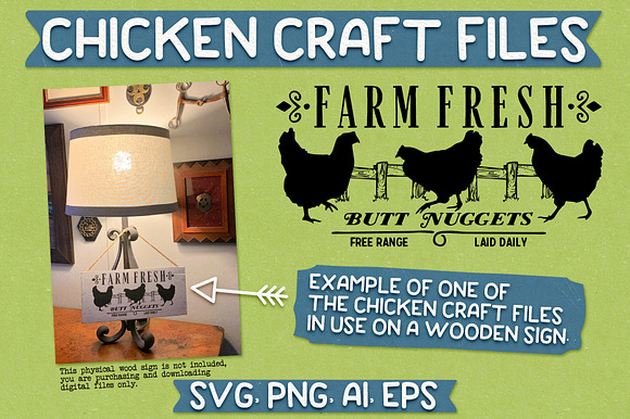 Chicken Craft SVG Files in Illustrations - product preview 1