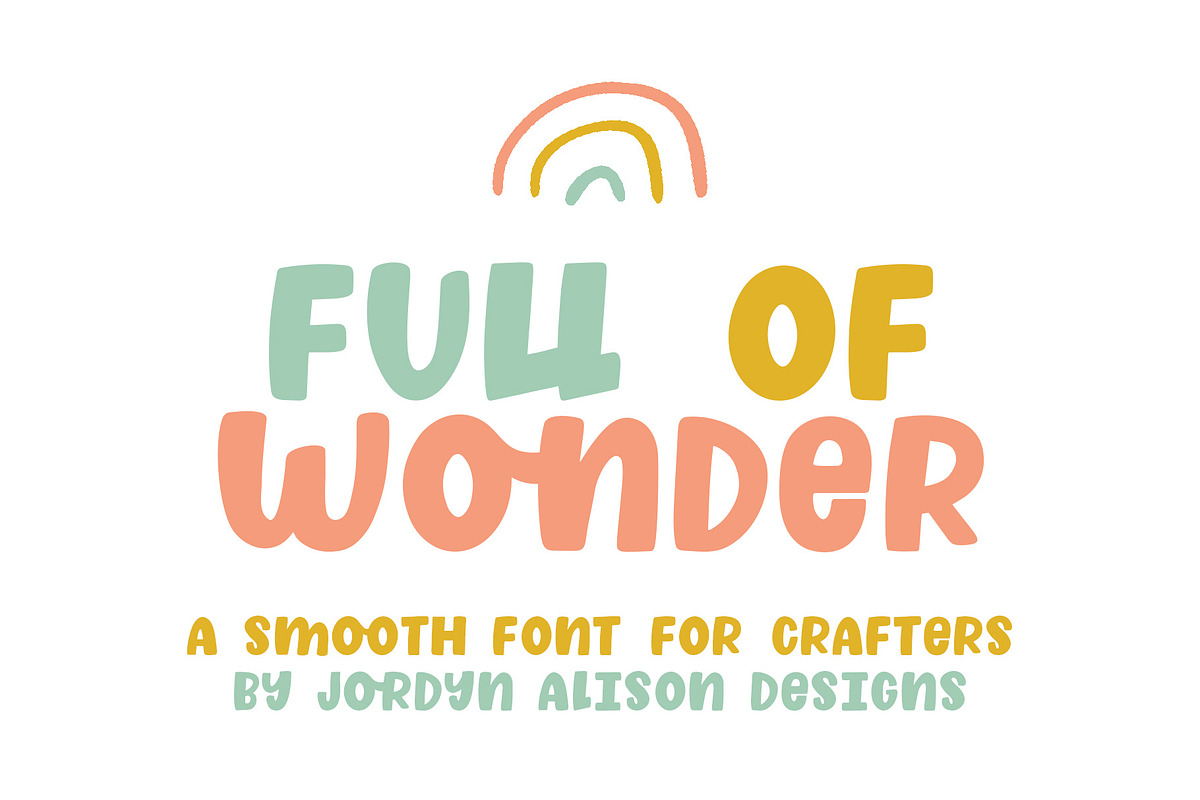 Full of Wonder, Sans Serif Font in Sans-Serif Fonts - product preview 8