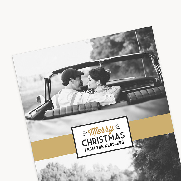 Christmas Card Template - HC5x7C in Card Templates - product preview 2