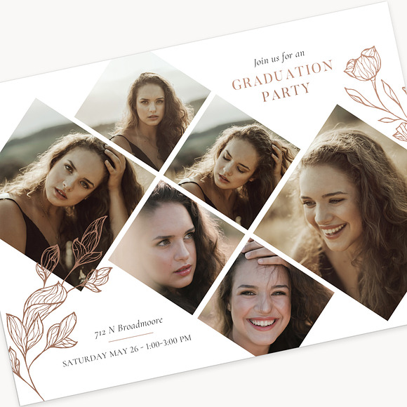 Graduation Card Template in Templates - product preview 5