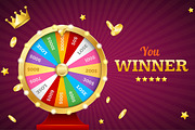 Casino Fortune Wheel Jackpot Concept
