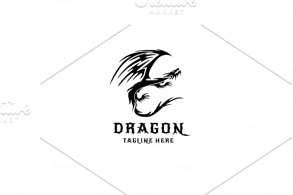 Dragon Logo in Logo Templates - product preview 5