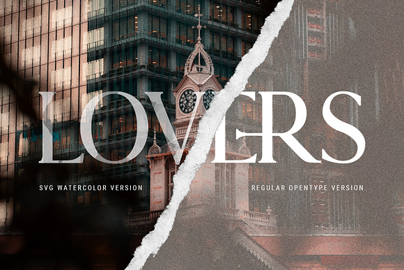 Lovers SVG Serif Font & Extras in Serif Fonts - product preview 4