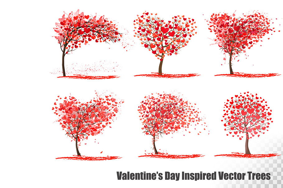 Set of Valentine's Day Inspired Vect in Illustrations - product preview 8