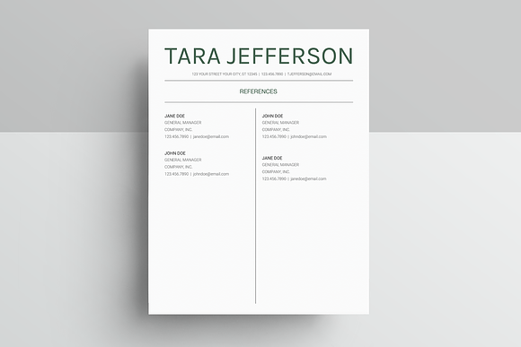 Google Docs Resume Template in Resume Templates - product preview 5