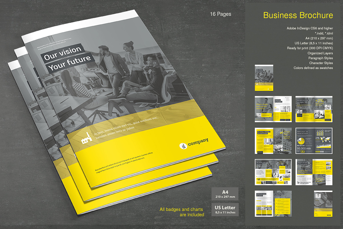 Business Brochure Vol. 10 in Brochure Templates - product preview 8