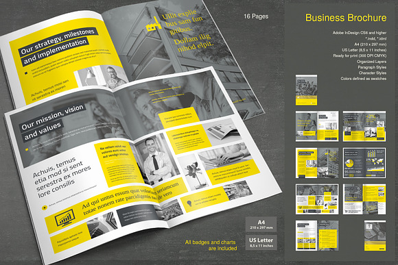 Business Brochure Vol. 10 in Brochure Templates - product preview 1