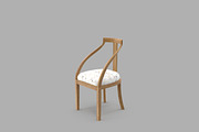 Simple Minimalist Wooden Chair